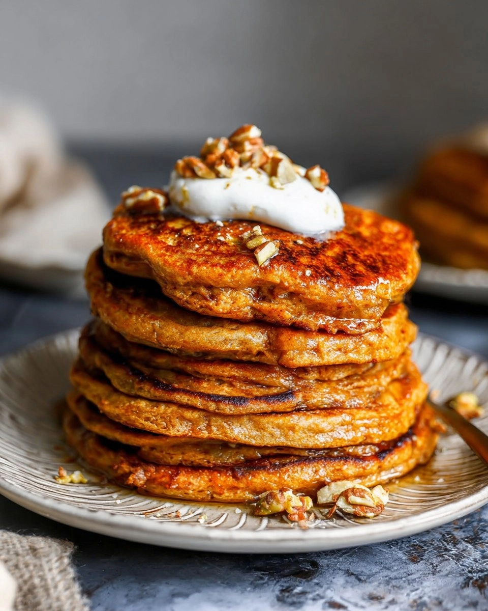 Carrot Cake Protein Pancakes