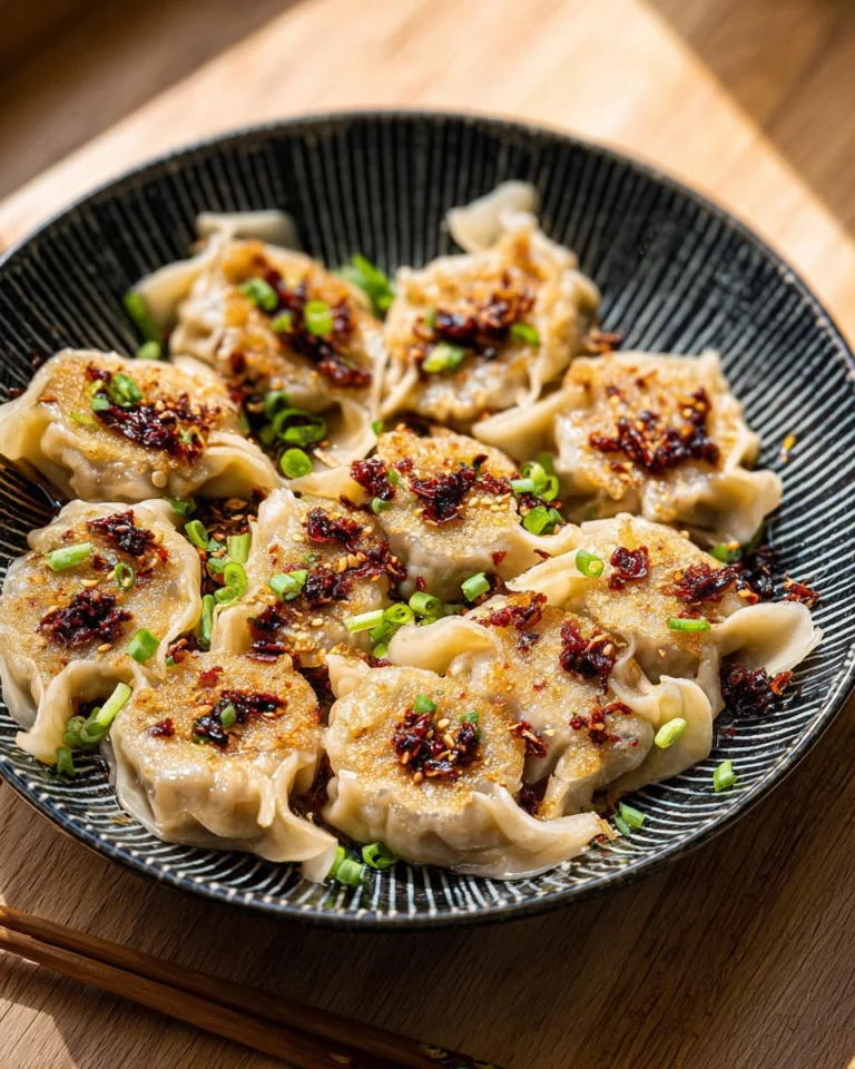 Crispy-No-Fold-Dumplings-Recipe
