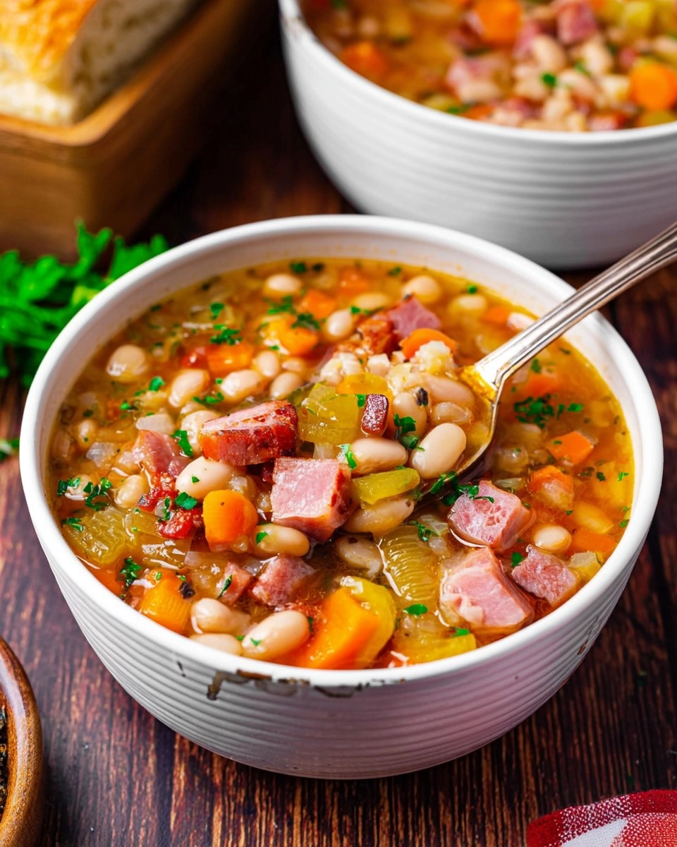 Instant Pot Ham and Bean Soup
