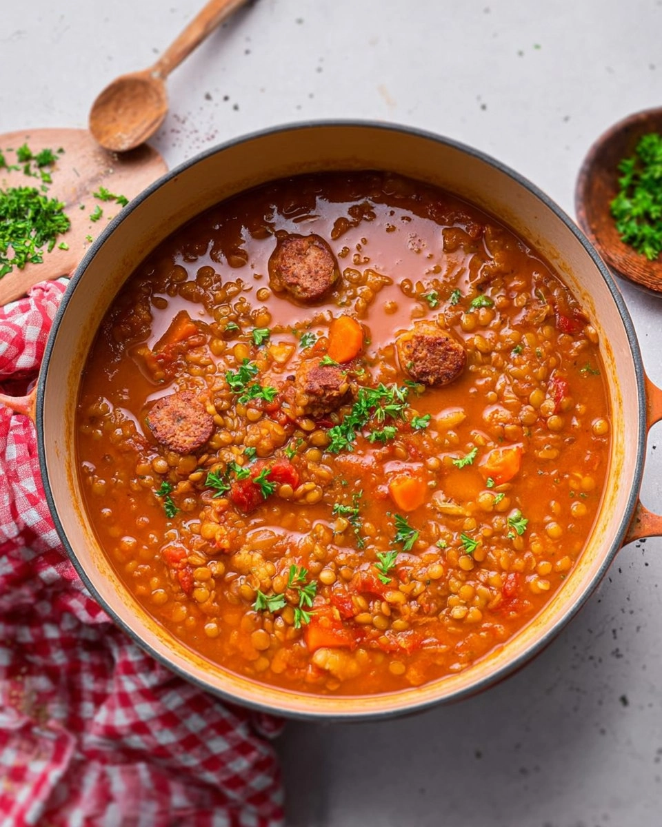 Sausage And Lentil Soup