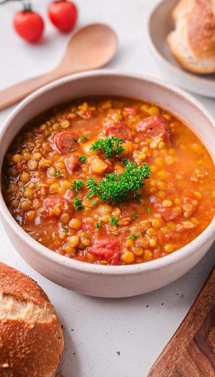 Sausage And Lentil Soup
