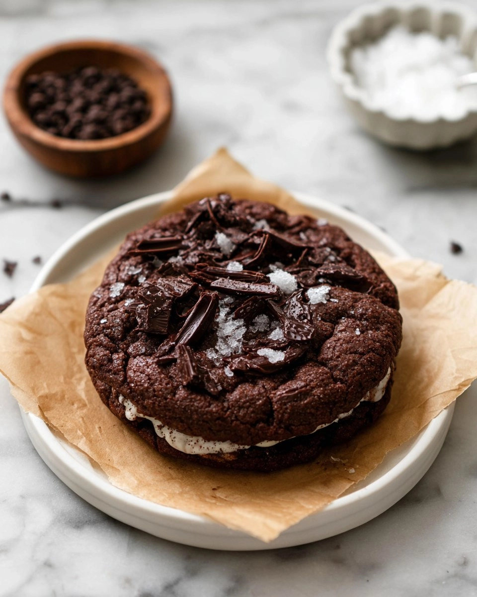 Single Serve Chocolate Sandwich Cookie Stuffed with Chocolate Chips