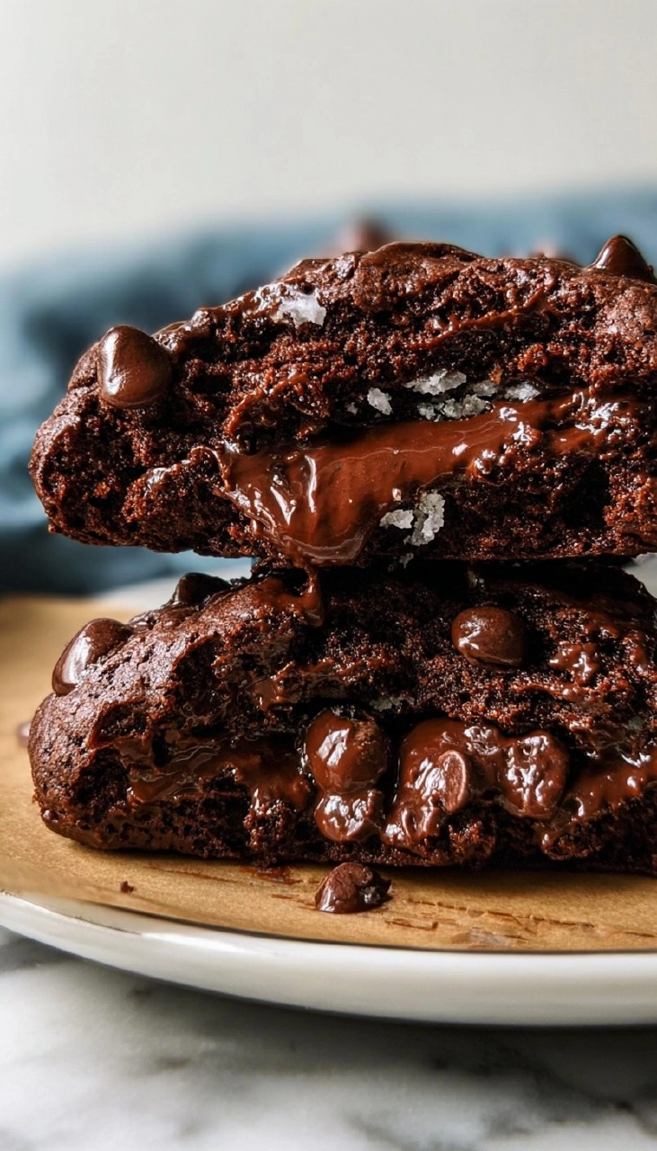 Single Serve Chocolate Sandwich Cookie Stuffed with Chocolate Chips