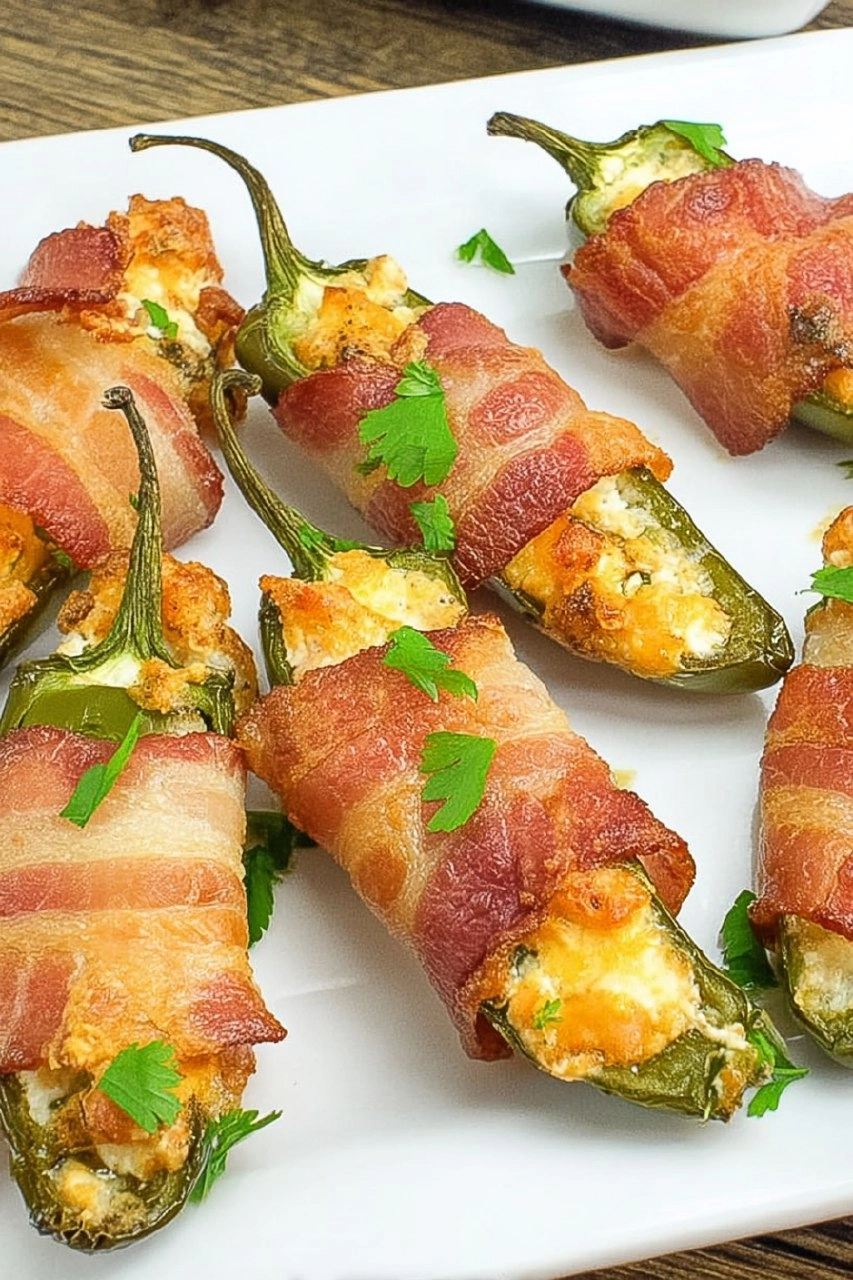 Bacon-Wrapped Jalapeño Poppers