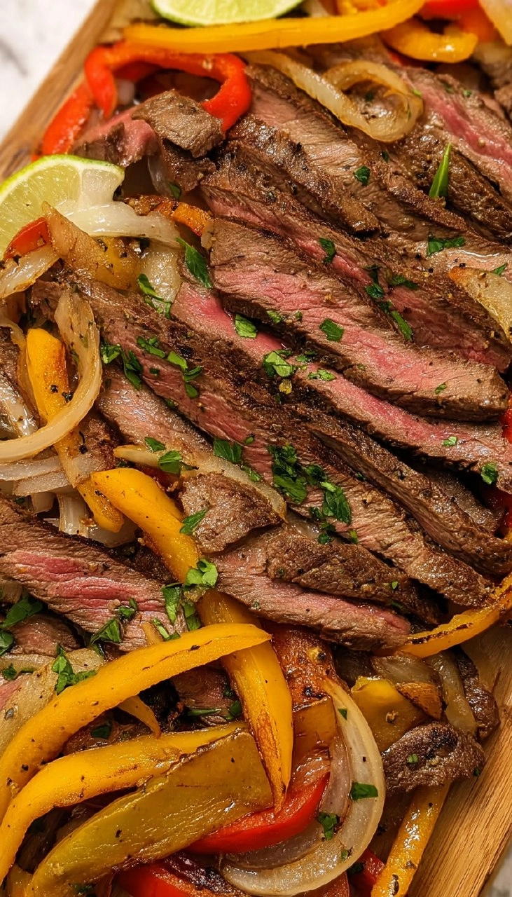 Beef Skirt Steak Fajitas