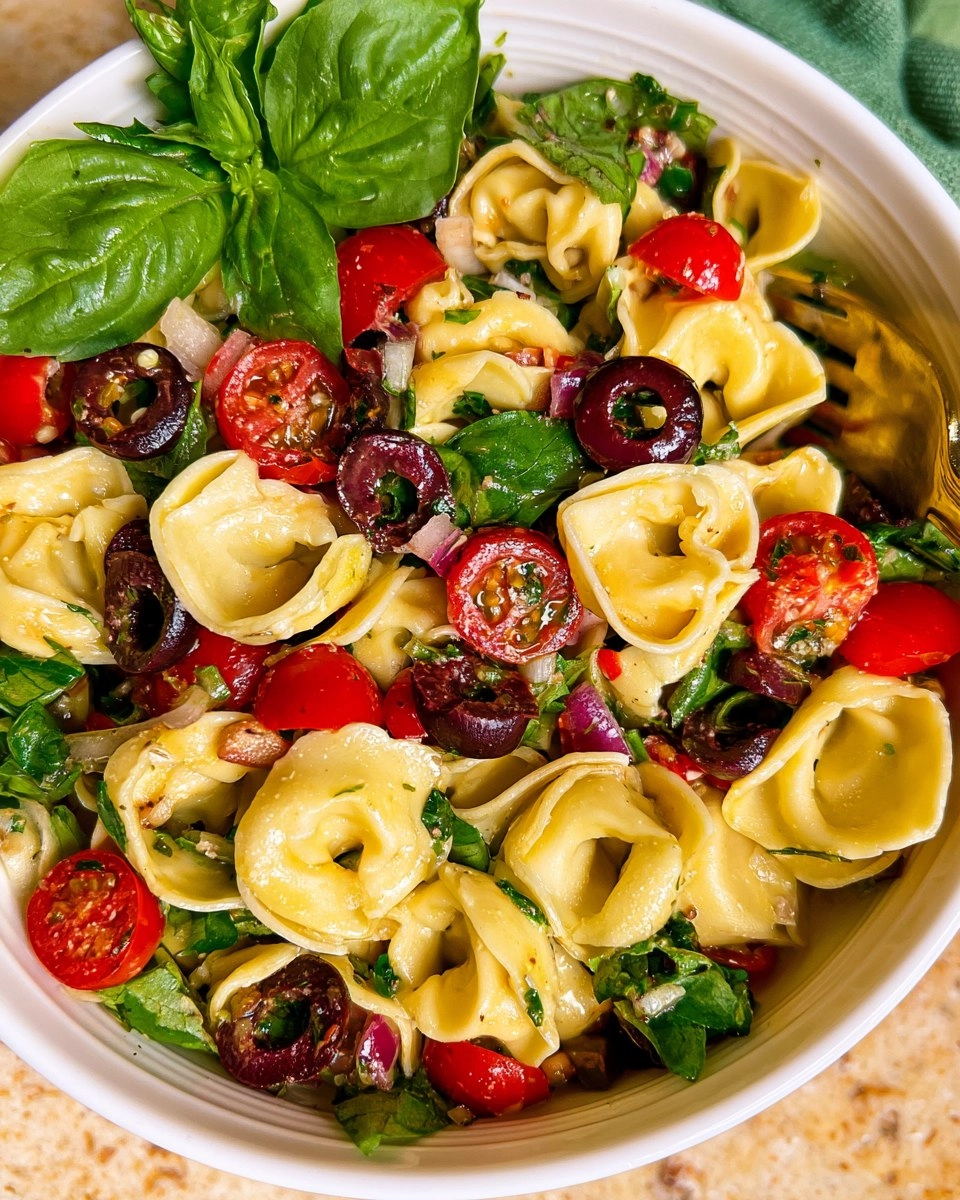 Cheese Tortellini Pasta Salad