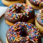 Chocolate-Frosted-Baked-Donuts-Recipe