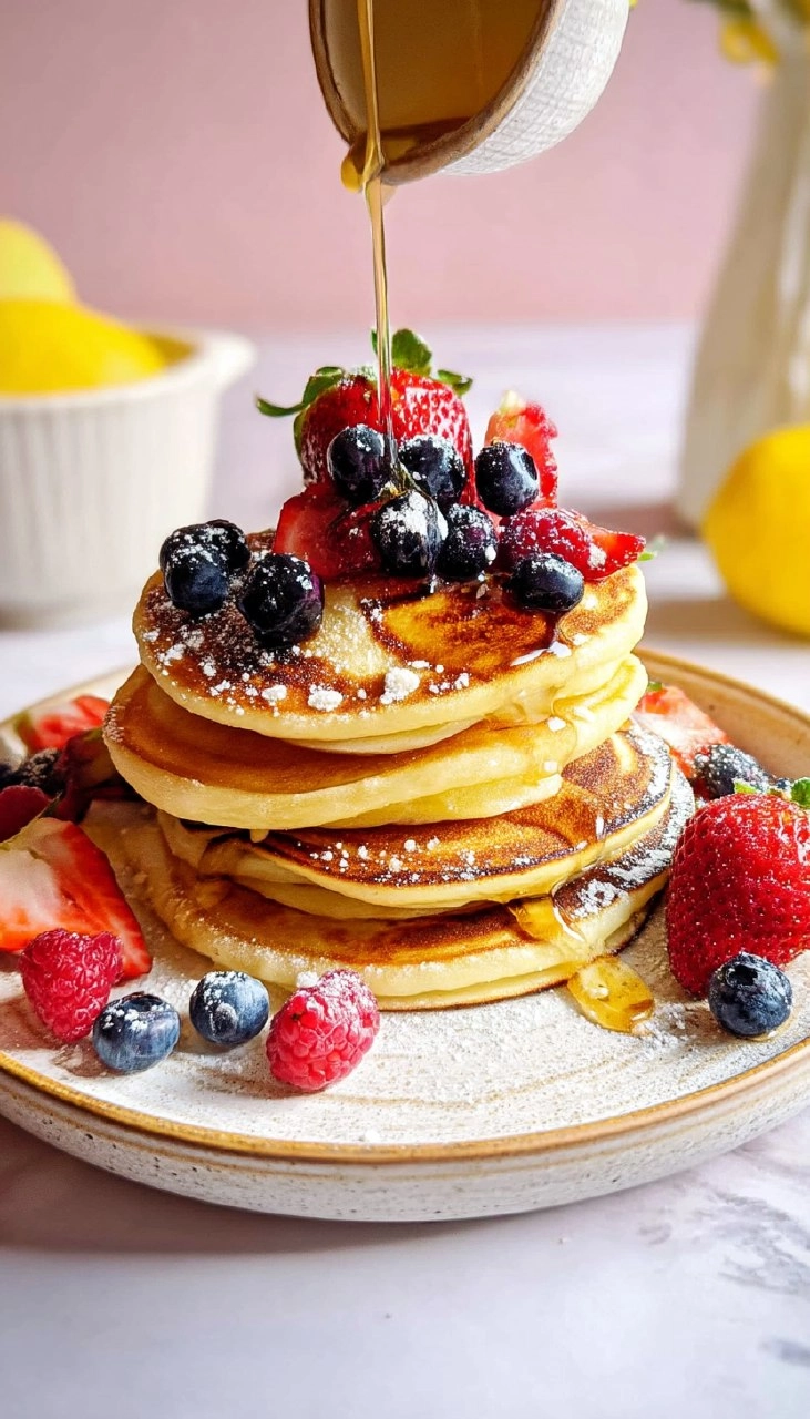 Lemon Ricotta Pancakes