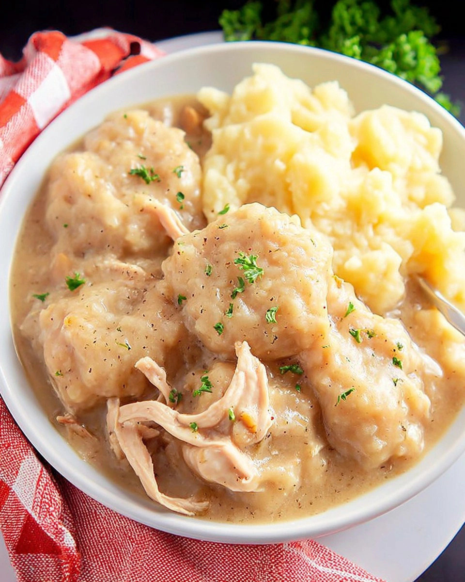 Old Fashioned Chicken and Dumplings