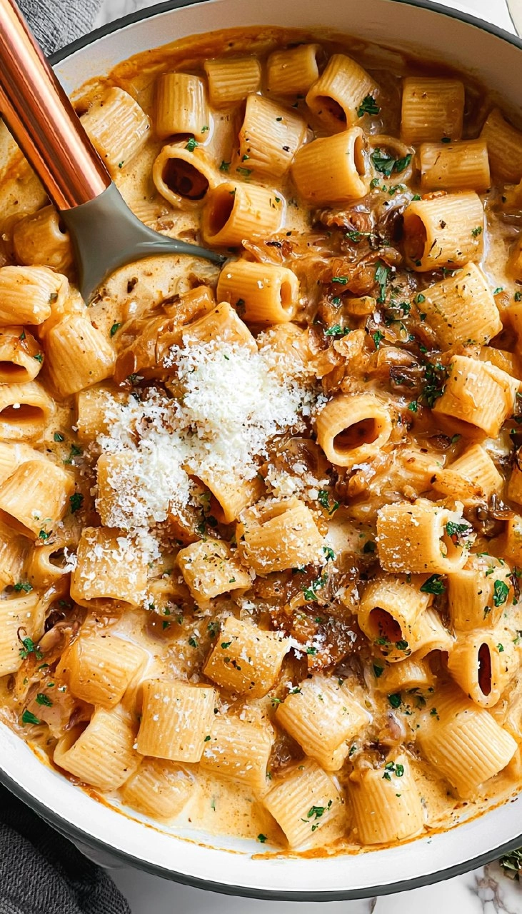 One-Pan-French-Onion-Pasta-Recipe