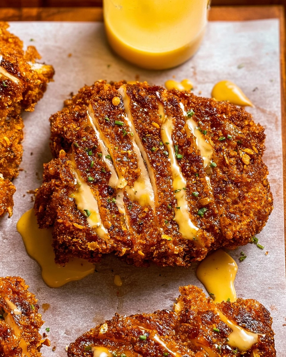 Pretzel Chicken with Honey Mustard
