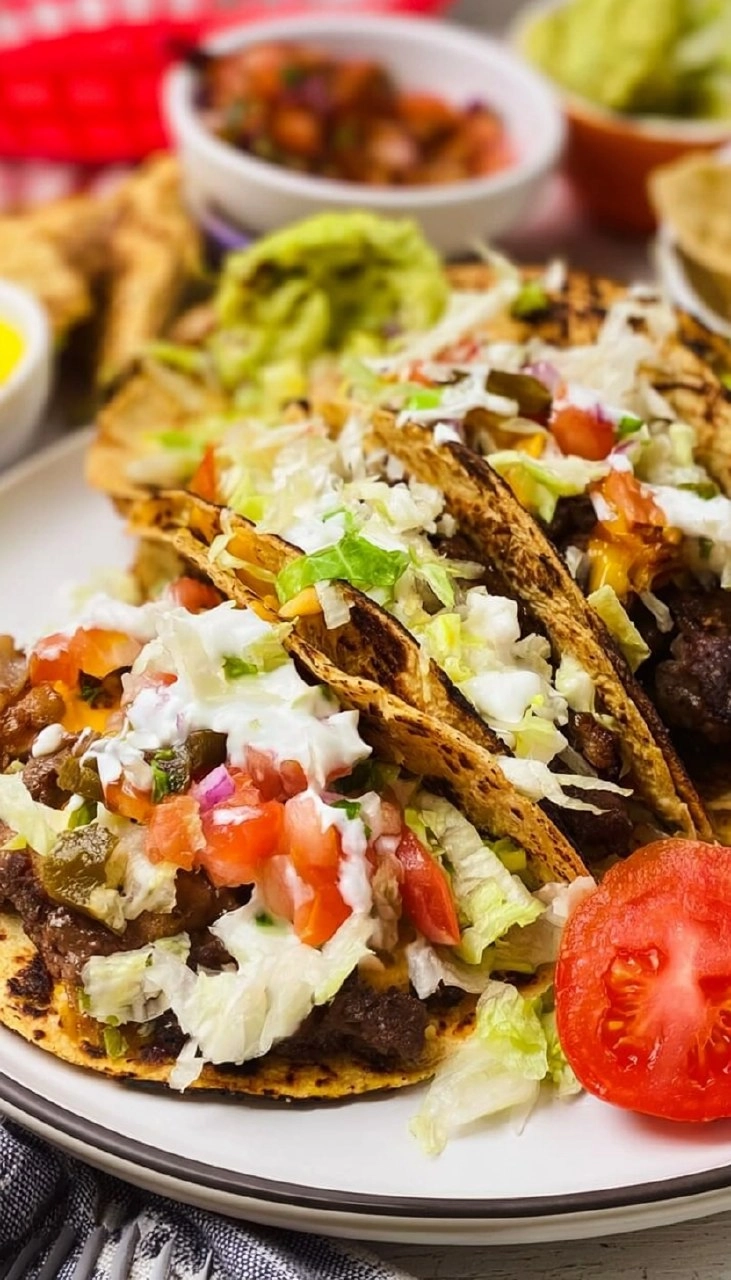 Smash Burger Tacos