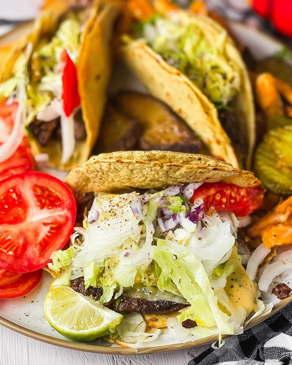 Smash Burger Tacos
