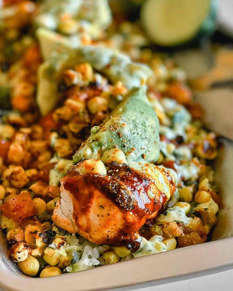 Street Corn Chicken and Rice Bowls