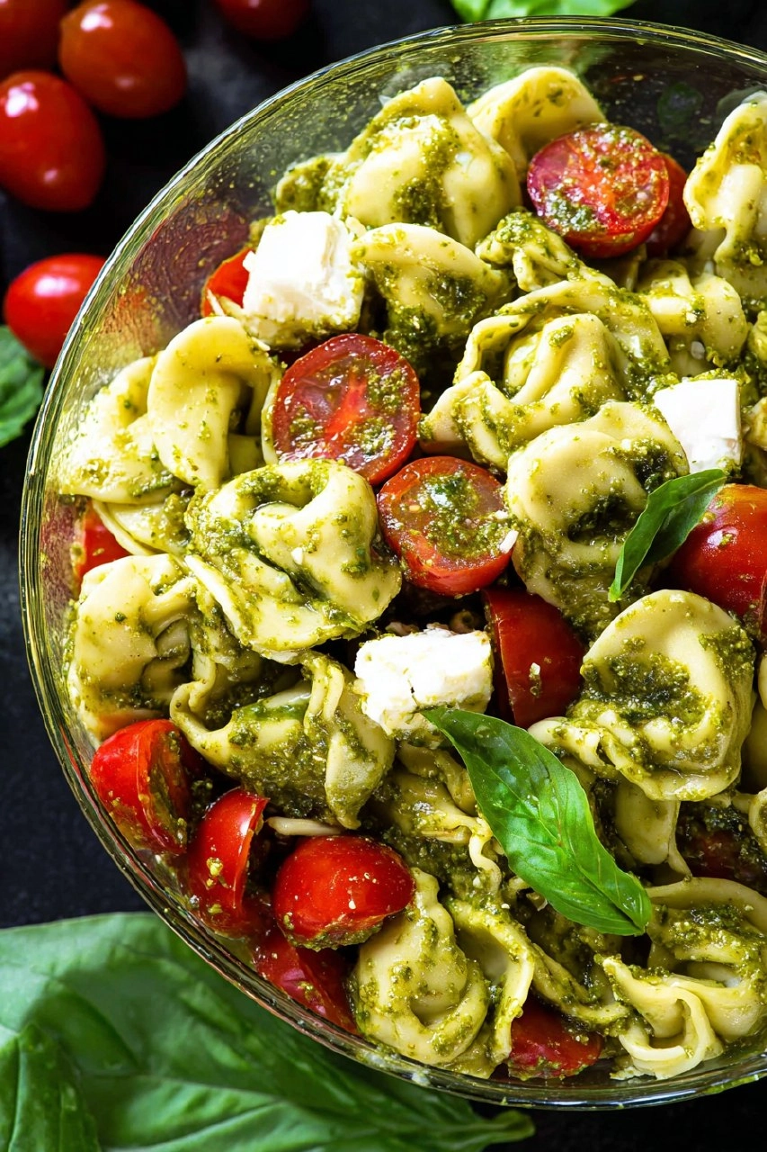 Tortellini Pesto Pasta Salad