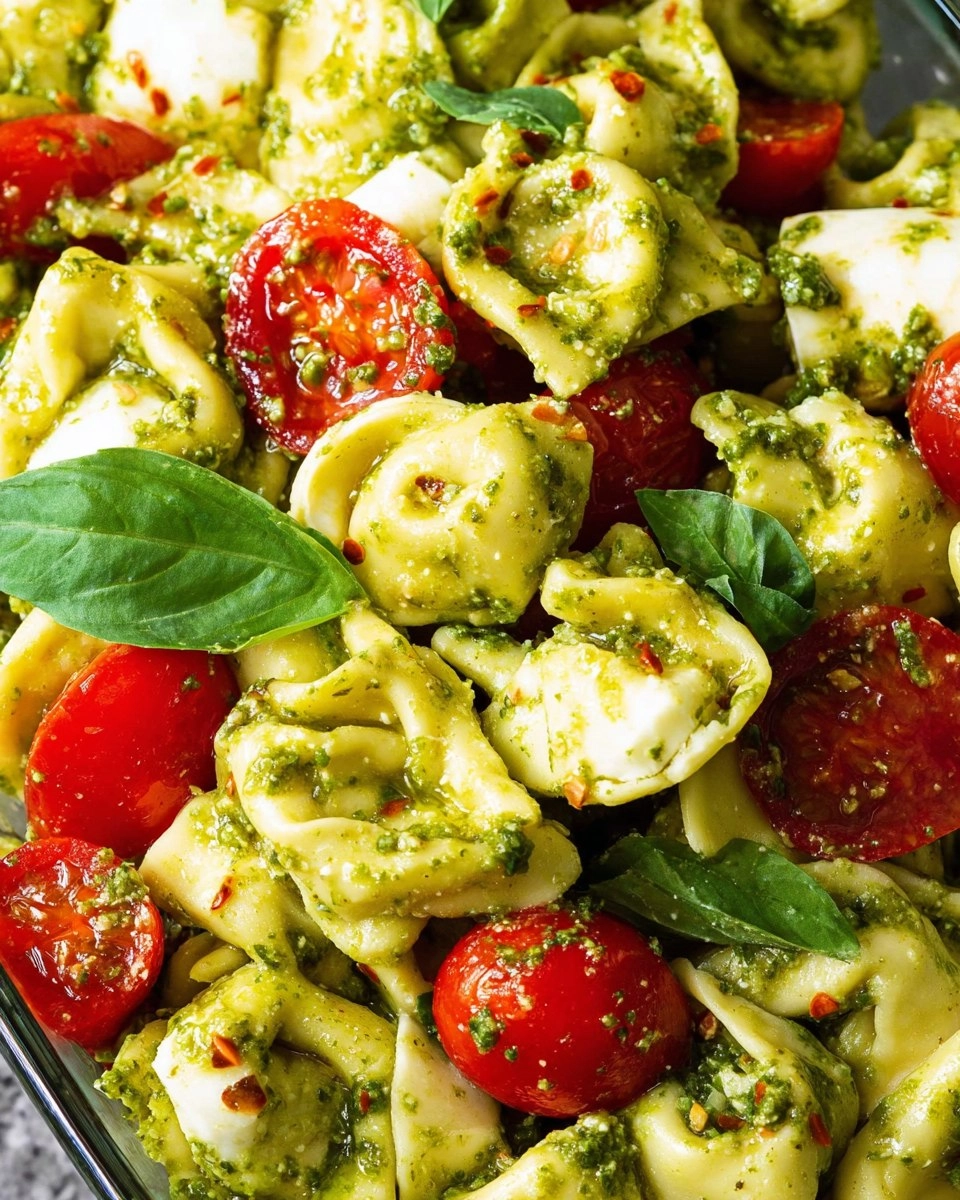 Tortellini Pesto Pasta Salad